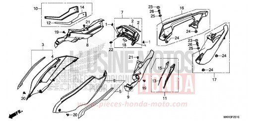 WINDLAUF, HINTEN ADV750H de 2017